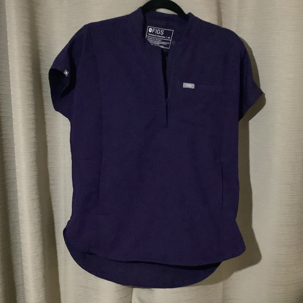 Figs Scrub Montex Women Purple Jam Top